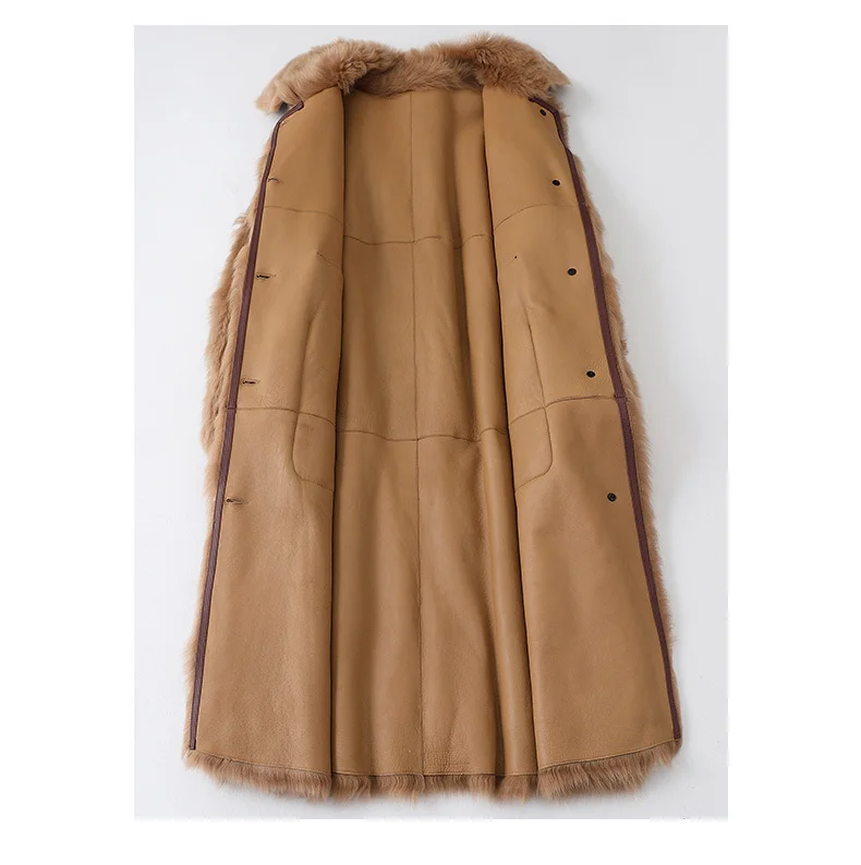 Пальто из натурального меха женская куртка натуральной кожи зимнее пальто