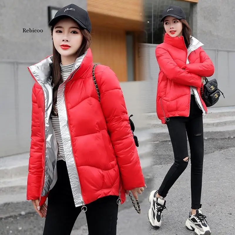

Winter Women Parkas Jacket Autumn Winter Matte Fabric Thick Warm Female Parkas Jacket Casual Solid Winter Outwear Jackets