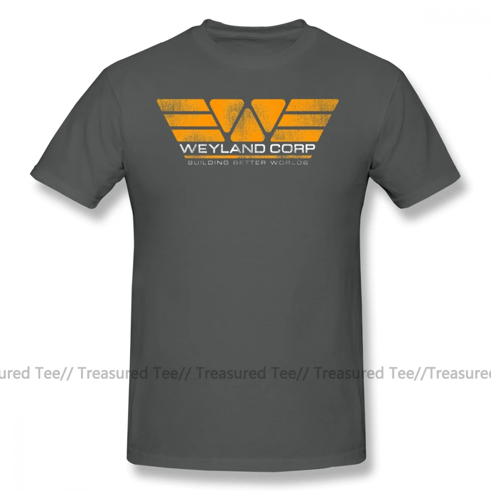 Футболка с инопланетянами, WEYLAND corp., Building Better myres, футболка, 4xl, Повседневная футболка, короткий рукав, рисунок, милая Мужская футболка