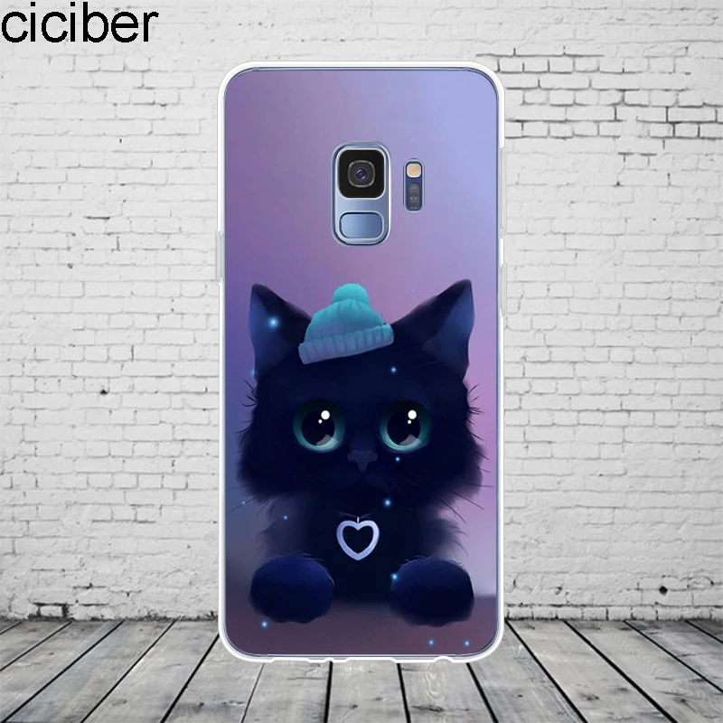 WM04989 С изображением животных, котов Крышка для samsung Galaxy S10 S5 S7 S8 S9 Edge Plus S10 S10e S10+ чехол для телефона для Galaxy Note 10 9 8 5 4 3 Plus TPU - Цвет: WM04989
