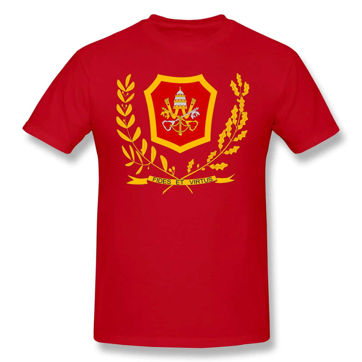 

Vatican City Gendarmerie Corps Corpo Della Genda Men's Basic Short Sleeve T-Shirt Unique R342 Tees USA Size