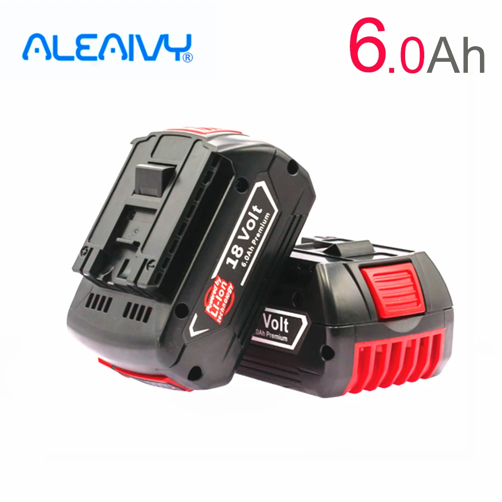 

18V 6000mAh Replacement BAT609 Battery for Bosch Compatible BAT612 BAT618 BAT619G BAT620 SKC181-02 Cordless Power Tool Battery