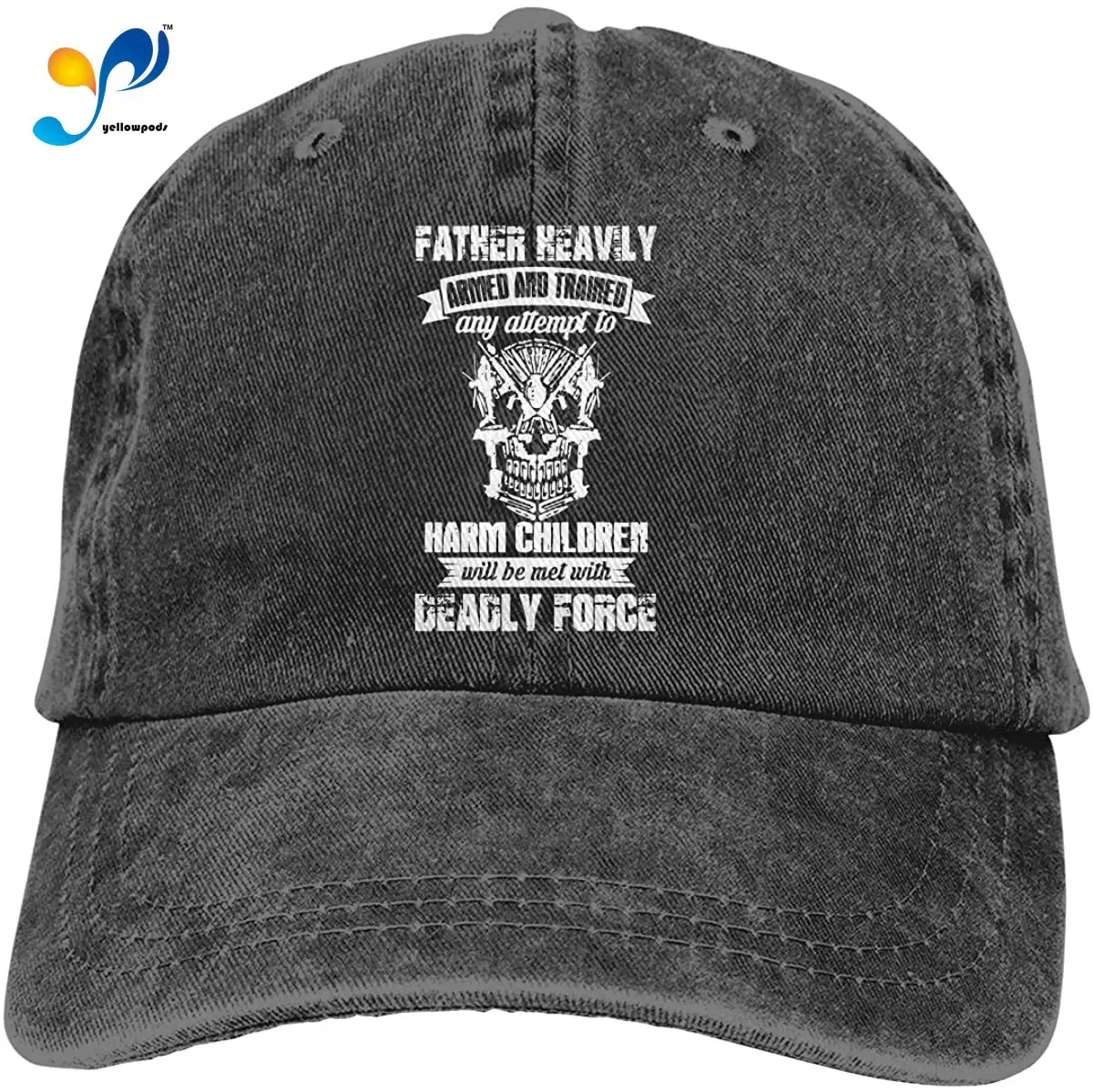 

Gun Owner Lover - Solider Vintage Washed Twill Baseball Caps Adjustable Hats Funny Humor Irony Graphics Of Adult Gift Black