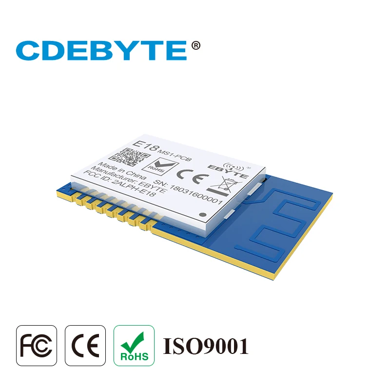 10 шт./лот Zigbee модуль CC2530 E18-MS1-PCB SoC беспроводной трансивер 2 4 ГГц SMD PCB антенна 4g