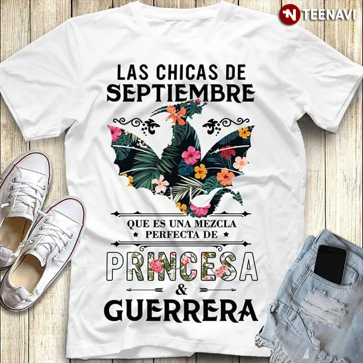 Las Chicas De Septiembre Que Es Una Mezcla Perfecta Princesa And Guerrera футболка|Мужские футболки| |