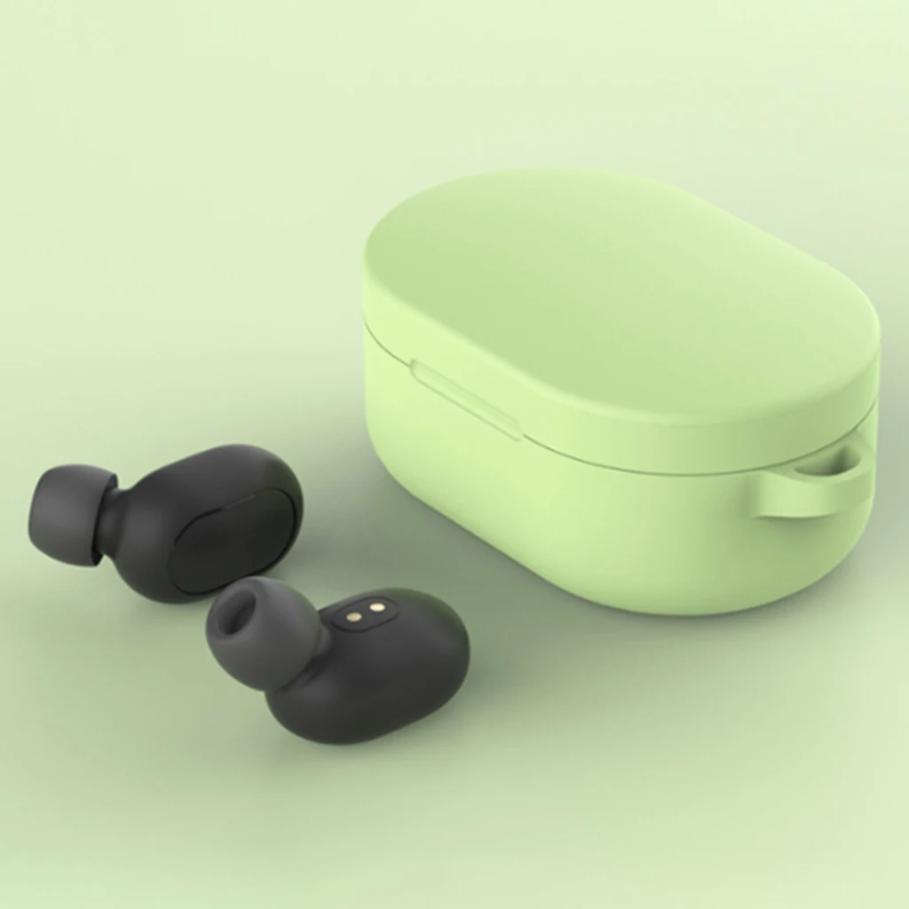 Силиконовый защитный чехол с кольцом для Xiaomi MI Redmi AirDots наушники Bluetooth модная
