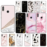 yinuoda gold marble line sparkle phone cases for huawei honor 8x 8a 9 10 20 lite 30pro 7c 7a 10i 20i