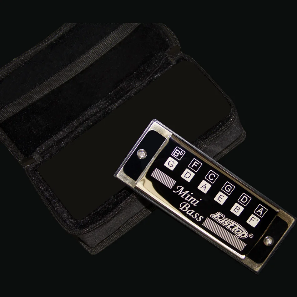 

EASTTOP PROFESSINAL HARMONICA ENSEMBLE NEW MINI BASS HARMONICA Copper ABS Material 144*26*49 mm
