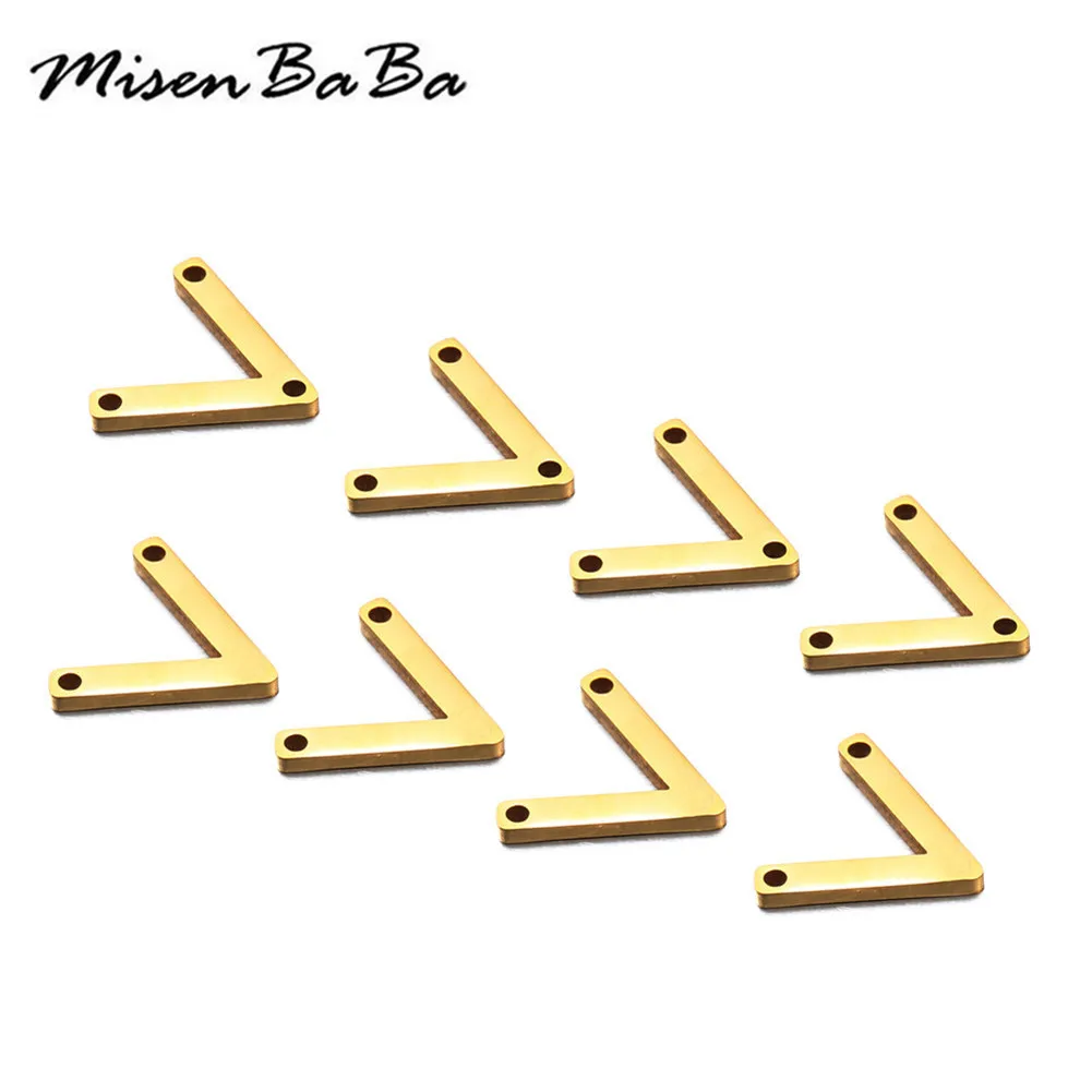 Треугольные подвески из нержавеющей стали 5 шт./лот треугольные Подвески с