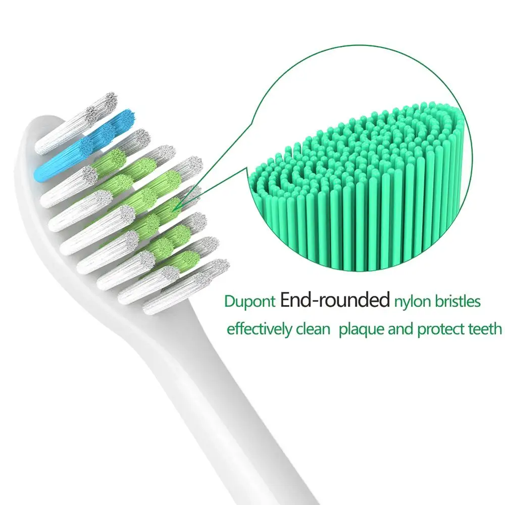 

4/8PC Tooth Brush HEADS For HX6511 HX9362 HX6013 HX6063 HX3110 HX3212 HX6231 HX6631 HX6711 HX6721 HX8911 HX6730