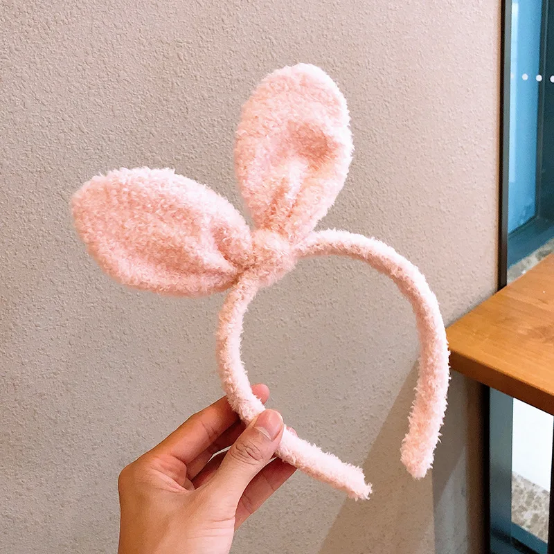

12 PCS/LOT, Plush Bunny Rabbit Ears Dress Makeup Hairband, Easter Bunny Ears Headwear, Baby Girls Hair Accesso
