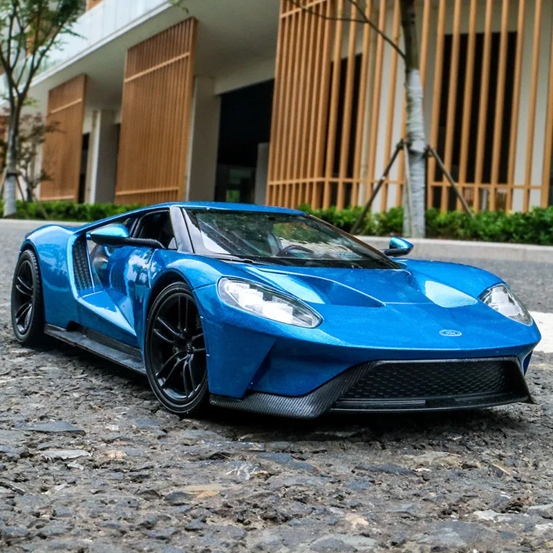 Welly 1:24 2017 Ford GT alloy car model Diecasts &amp Toy Vehicles Collect gifts Non-remote control type transport toy | Игрушки и хобби