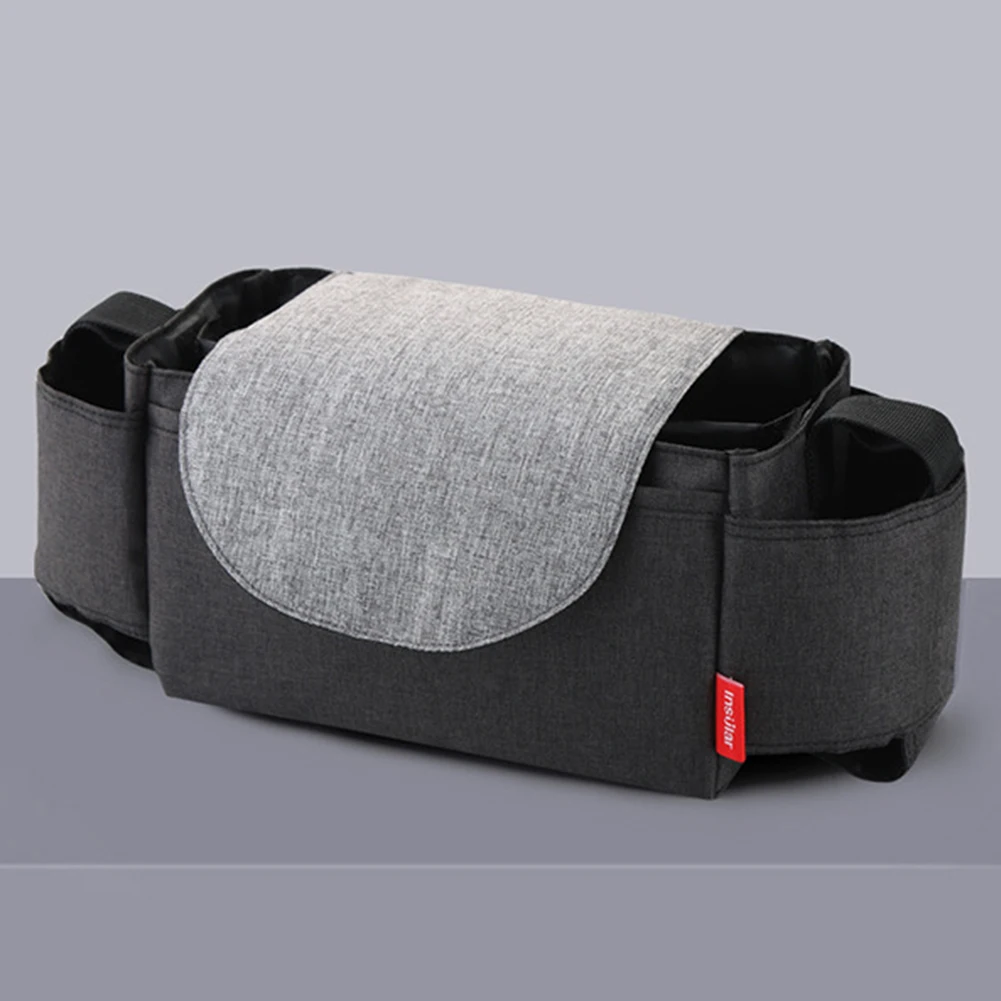 

Durable Portable Flip Type Straps Diaper Organizer Collection Stuff Multifunction Shopping Storage Bag Stroller Use Multi Pocket