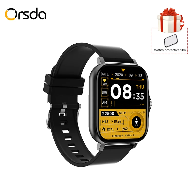 

2021 new smart watch GT20 smart watch men's fitness tracker heart rate IP67 waterproof watch compatible with IOS and Android