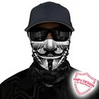 3D анонимная бандана шарф яд маски для лица Защита для лица для езды на велосипеде дышащая Защитная повязка на голову шарфы маски для зимы