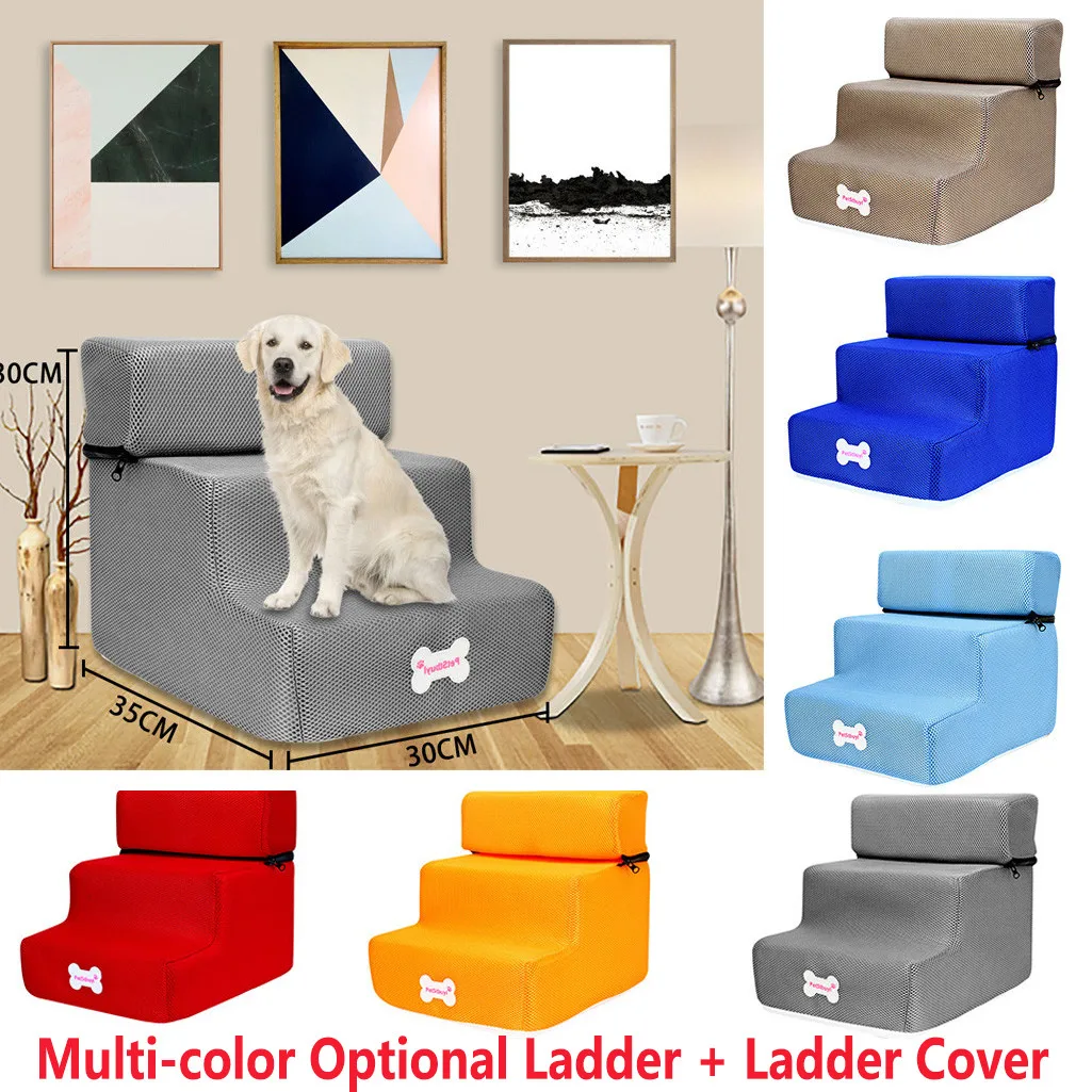 Съемные лестницы для домашних животных 3 ступени щенков противоскользящие