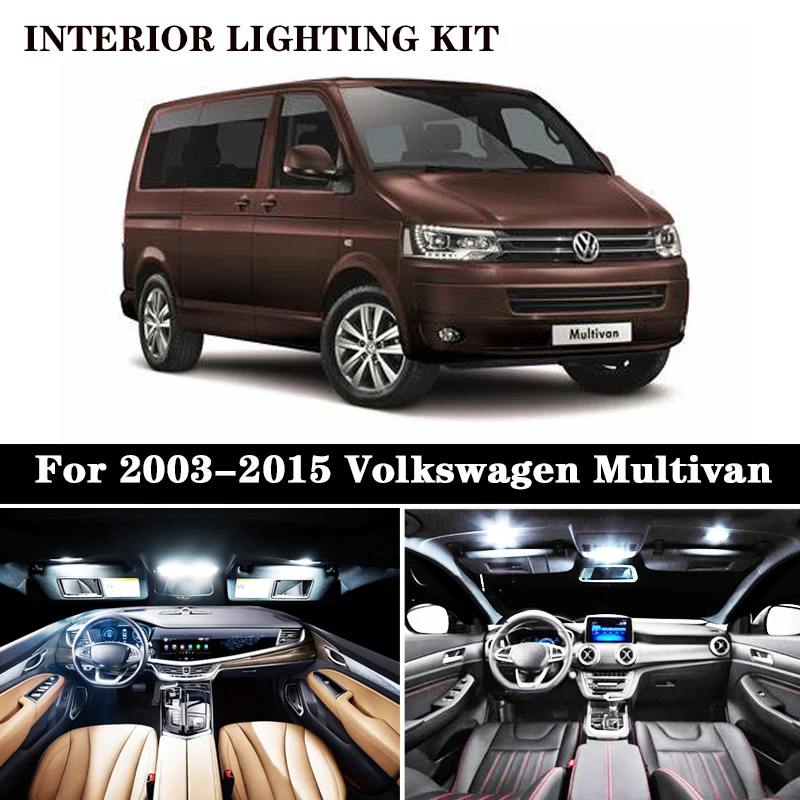18 шт. светодиодные лампы для чтения в салоне автомобиля 2003 2015 Volkswagen|Сигнальная
