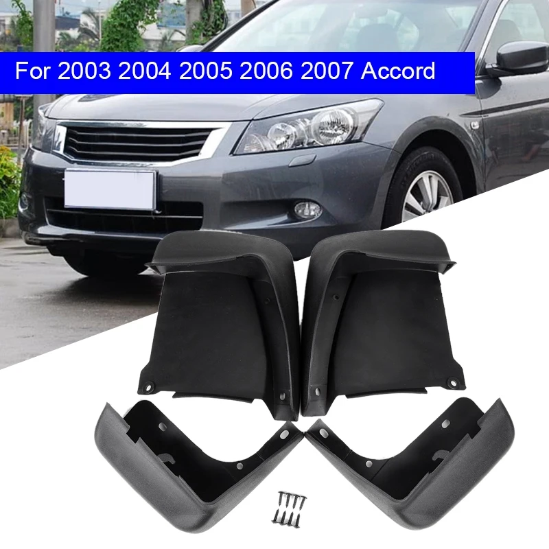 4 шт. автомобиль брызговики крыло для 2003 2004 2005 2006 2007 Honda Accord седан 7Th поколения |