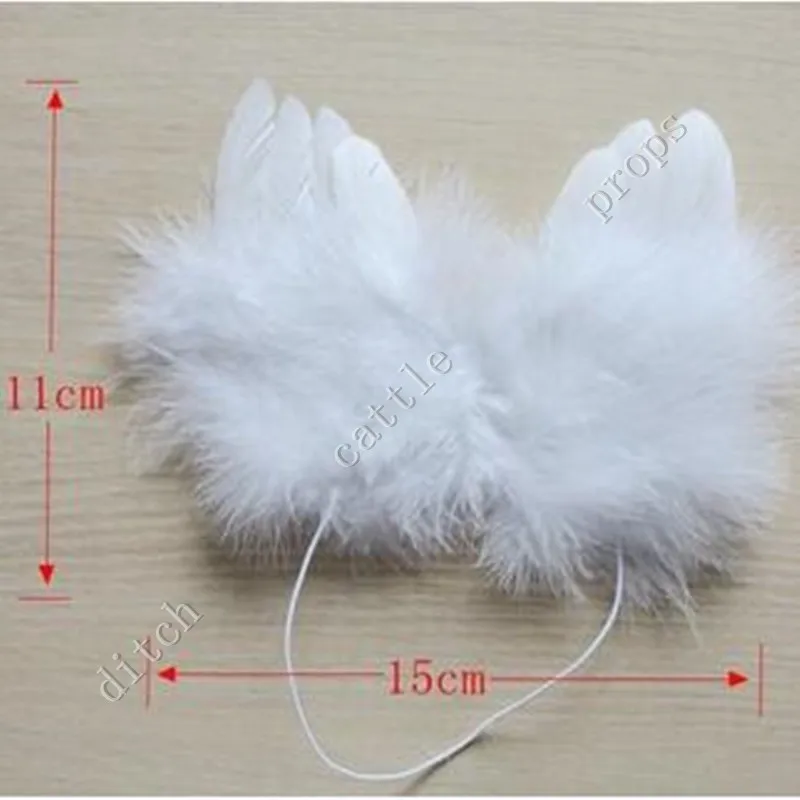 

15X11cm，(0-3 month baby) Feather Wings Newborn size Baby photography props