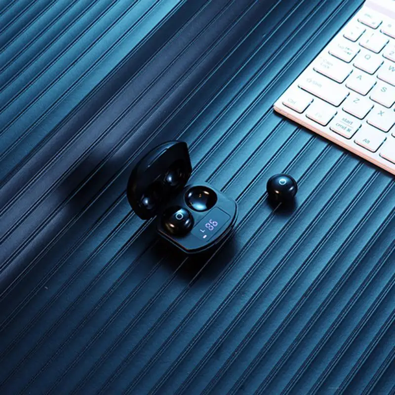 Bluetooth-гарнитура CP9 с цифровым дисплеем новая спортивная Mini 5.0 беспроводная