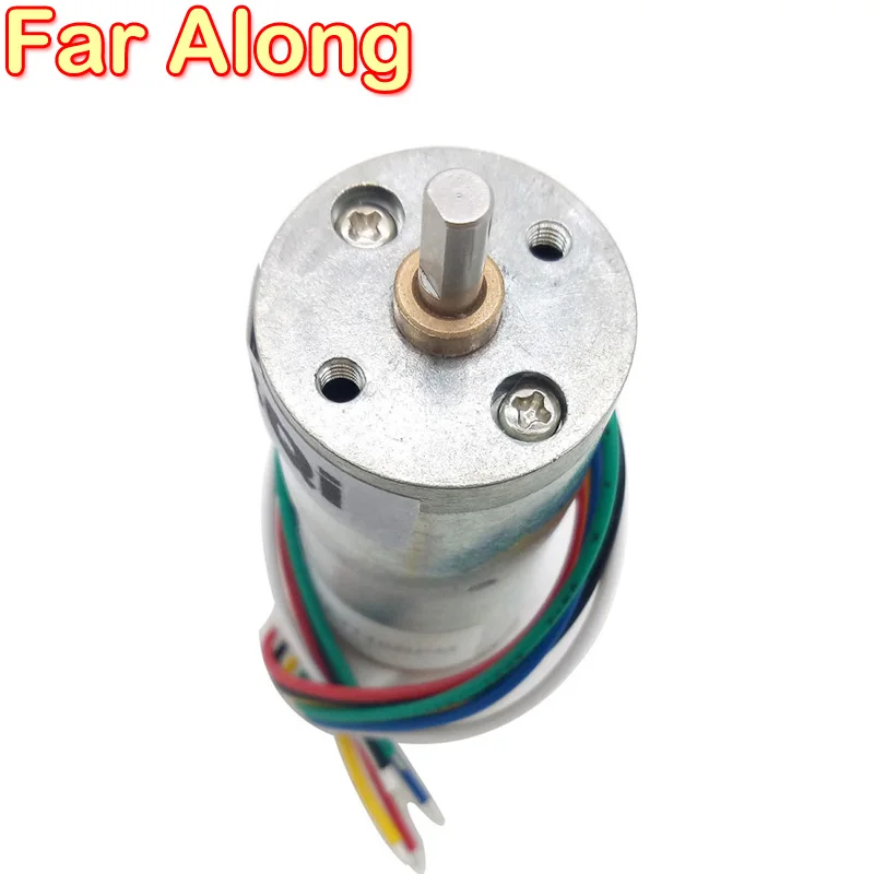 6V 12V 24V мини микро DC мотор-редуктор с Холлом энкодер низкая скорость до высокой