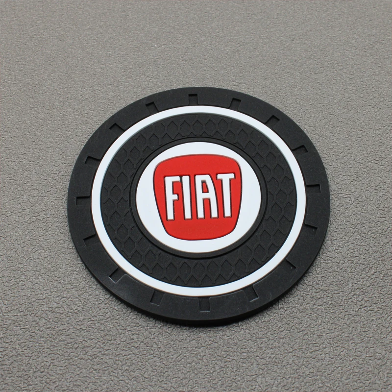 Car Cup Holder Non-slip Mat for Fiat Panda Bravo Punto Croma 500 595 - Auto Interior Decoration and Styling Accessories [1/2PCS] image 5