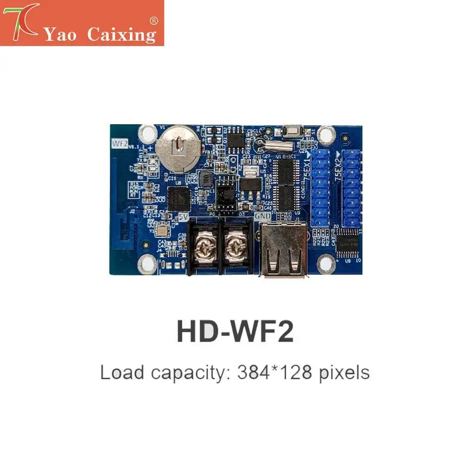 WF2 Wi-Fi контроллер Бесплатная доставка 768*64 1024*32 384*128 пикселей плата управления P2 P3 P4 P5 P10 светодиодная матричная цифровая панель от AliExpress WW
