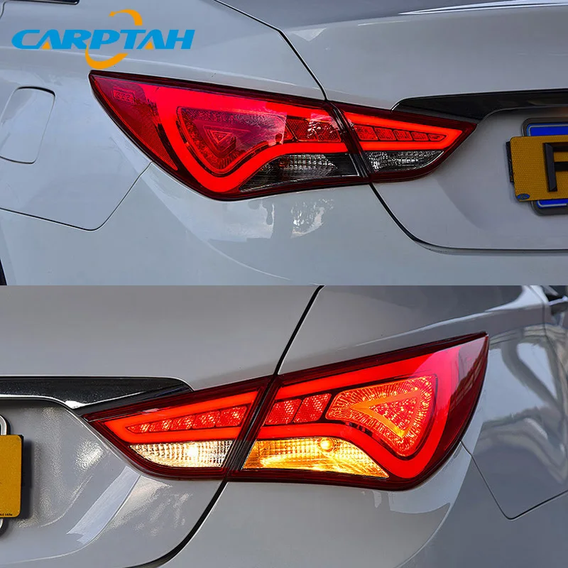 Автомобильный Стайлинг задний фонарь светильник хвост s для Hyundai Sonata 8 YF 2011 - 2014 LED