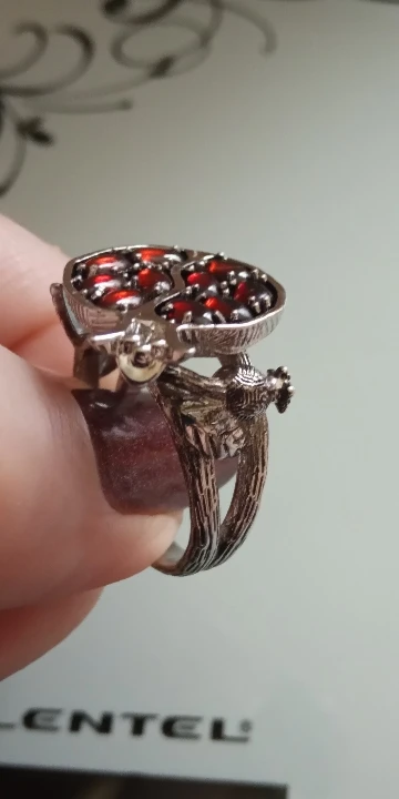 Boho, Красный Кристалл, кольца для женщин и девочек, фруктовый гранат, гранат, кольца Bague Femme Anillos Mujer, CZ обручальные кольца с камнями Z4