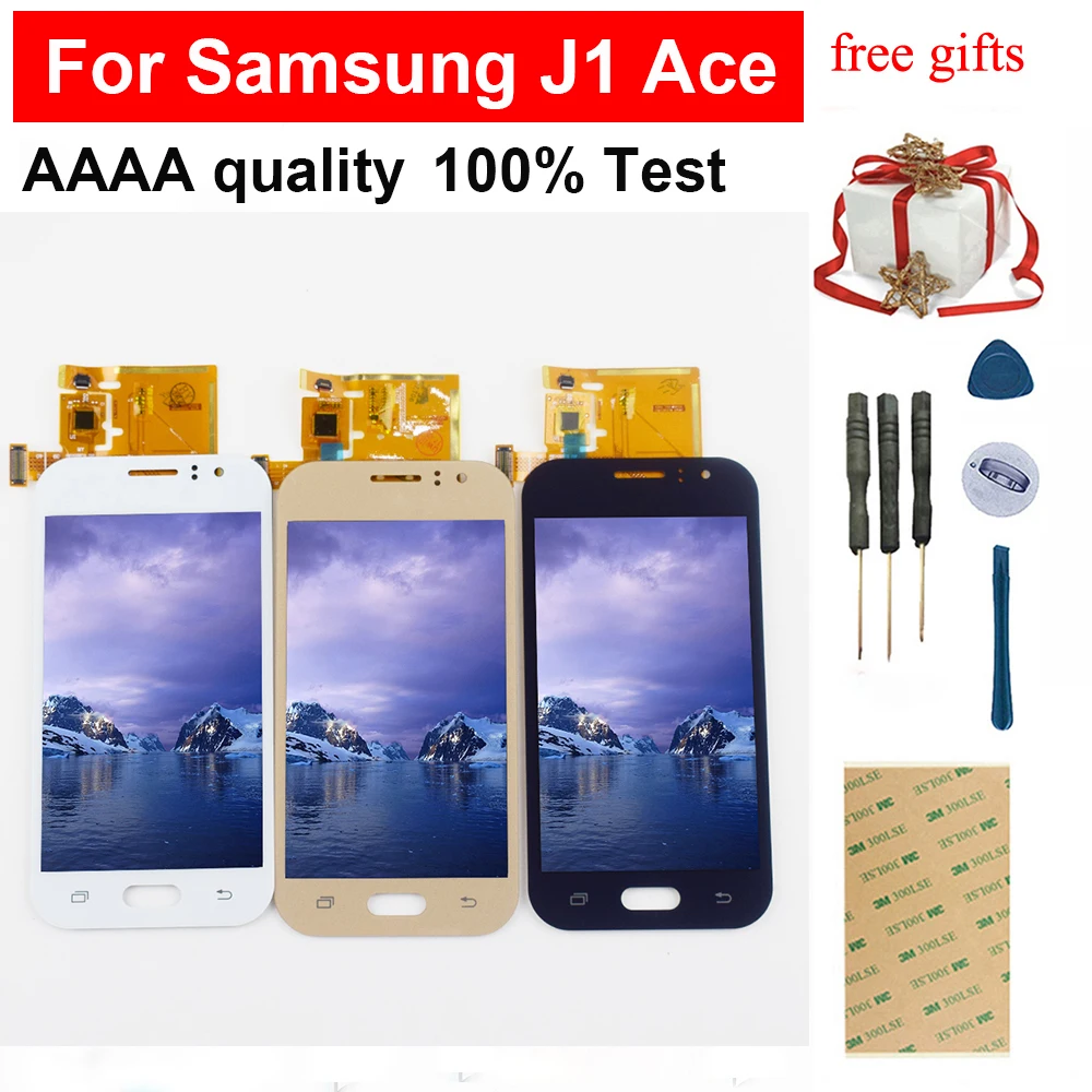 Для Samsung Galaxy J1 Ace J110 SM J110F J110H J110FM сенсорный экран дигитайзер панель датчик + ЖК