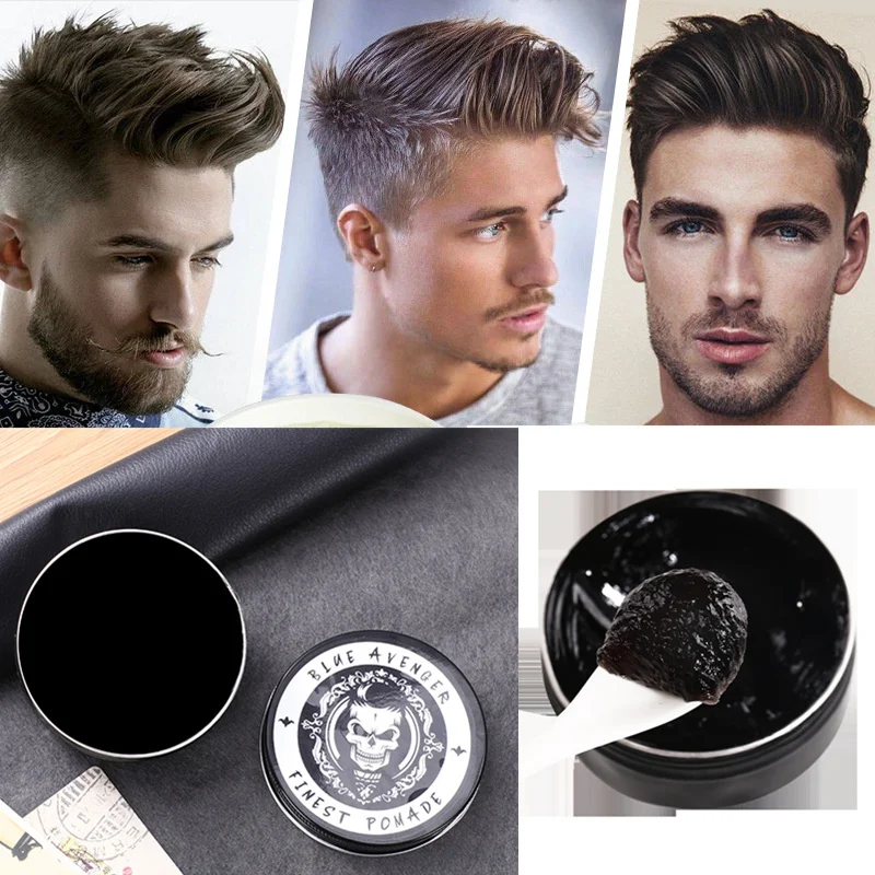 Pomade Type(150g) Модная матовая готовая глина для укладки волос, ежедневное использование, Мужская Глина для волос, высокая прочность, низкий блеск, воск для укладки волос, 100 мл/3,33 флуза - Цвет: Pomade Type(150g)