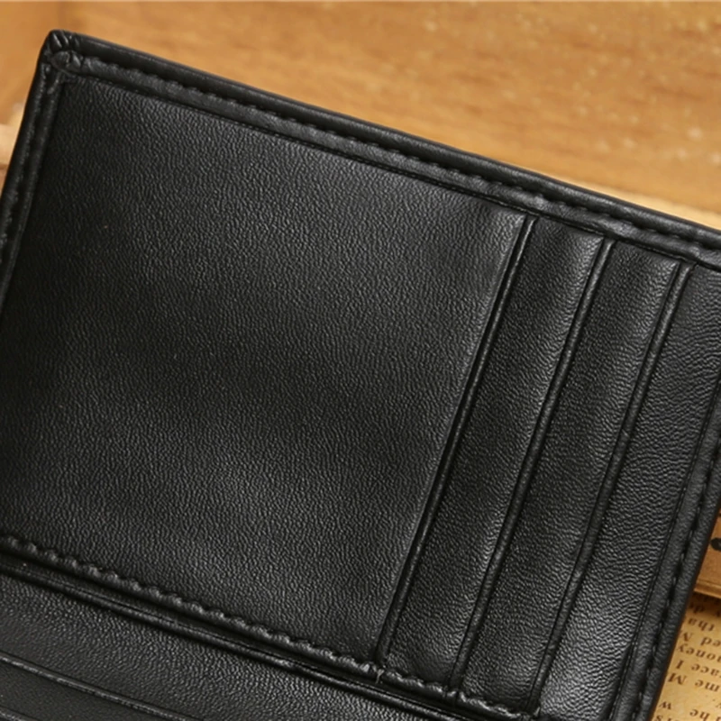 

New Arrive RFID Wallet Men Small Bifold Faux Leather Pocket Money ID Credit Card Holder
