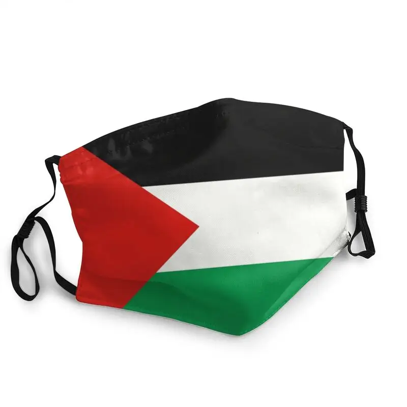 

Маска для лица унисекс, не одноразовая маска против смога для взрослых с флагом Палестины, с защитой от пыли, респиратор, маска для рта