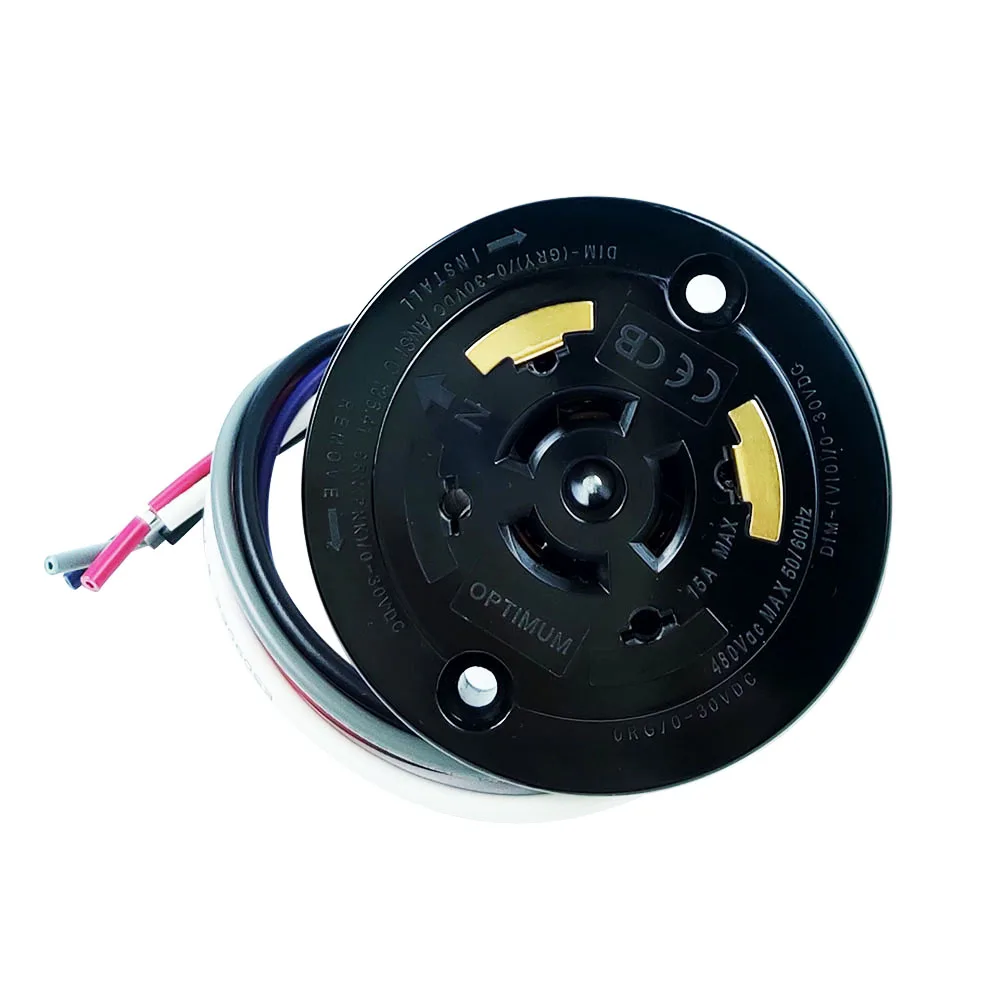 

ANSI 136.41 Twist lock 5PIN DALI 0-10V Dimming Receptacle NEMA base Power tap for Street Lighting Control