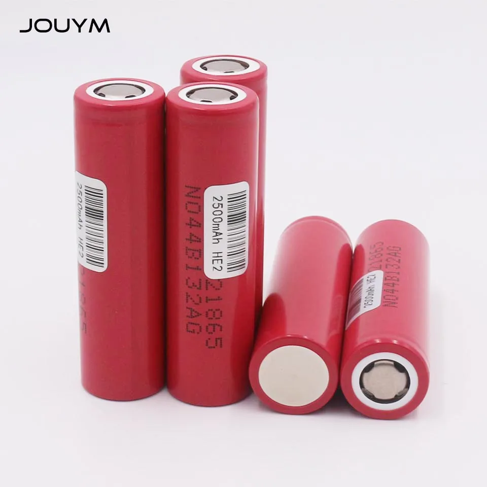 аккумулятор 18650 Батарея 3 7 V 2500mAh ICR18650 HE21865 20A литий ионная аккумуляторная батарея