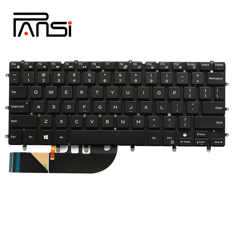 

New Original US Backlit for Dell Keyboard Notebook 13 7000 7347 7348 7352 7353 7359 15 7547 7548 9343 9350 9360 N7548 P54G P57G