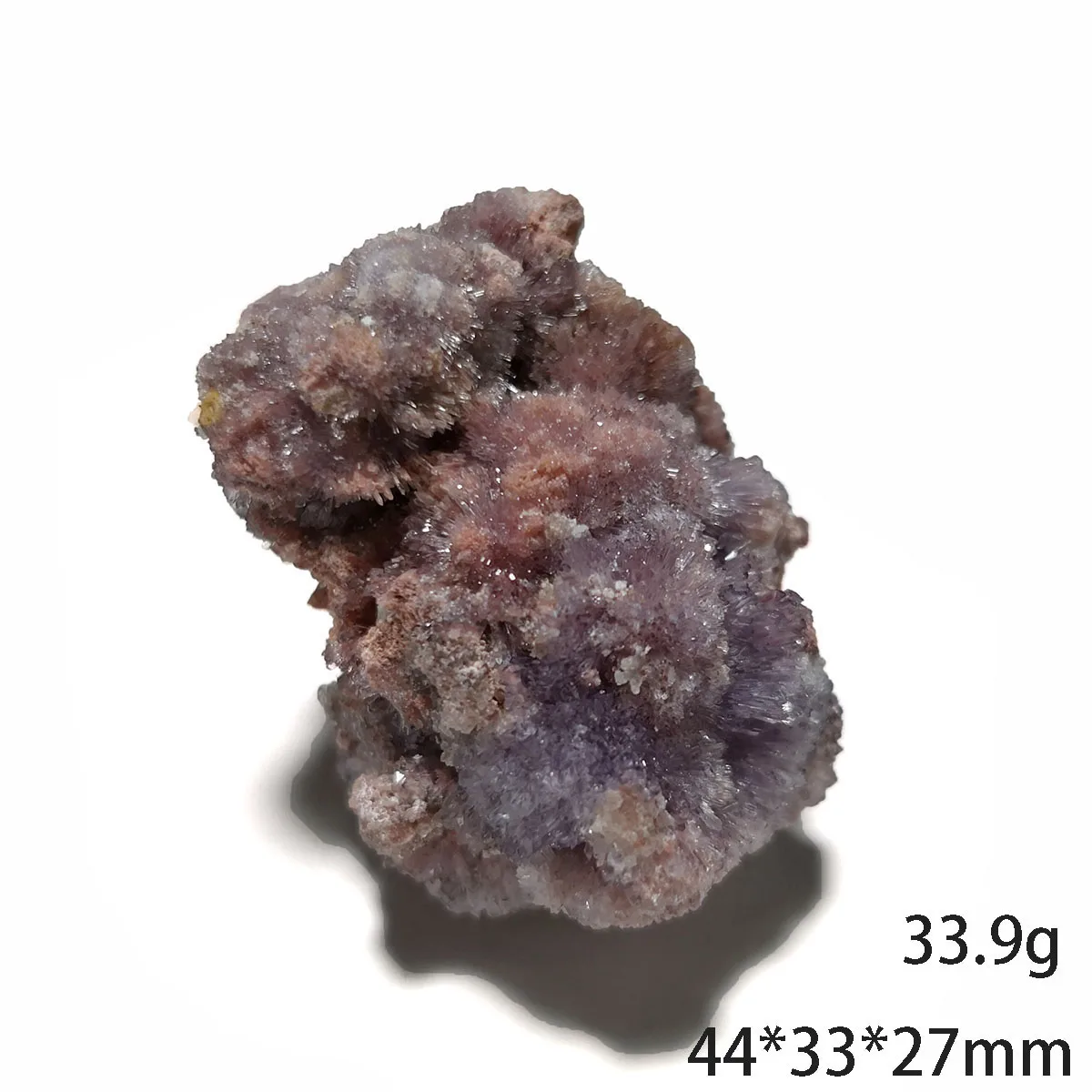 

33 г C4-6 натуральные фиолетовые кредистые Минеральные Кристаллы, образцы, коллекционные подарки, украшения из провинции Гуйчжоу, Китай