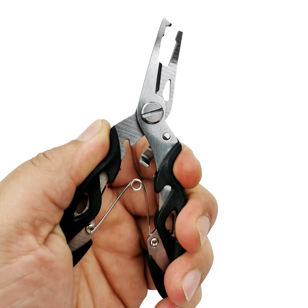 Fishing Plier Scissor Braid Line Lure Cutter Hook Remover etc. Cutting Fish Use Tongs Multifunction Scissors Tackle Tool | Спорт и