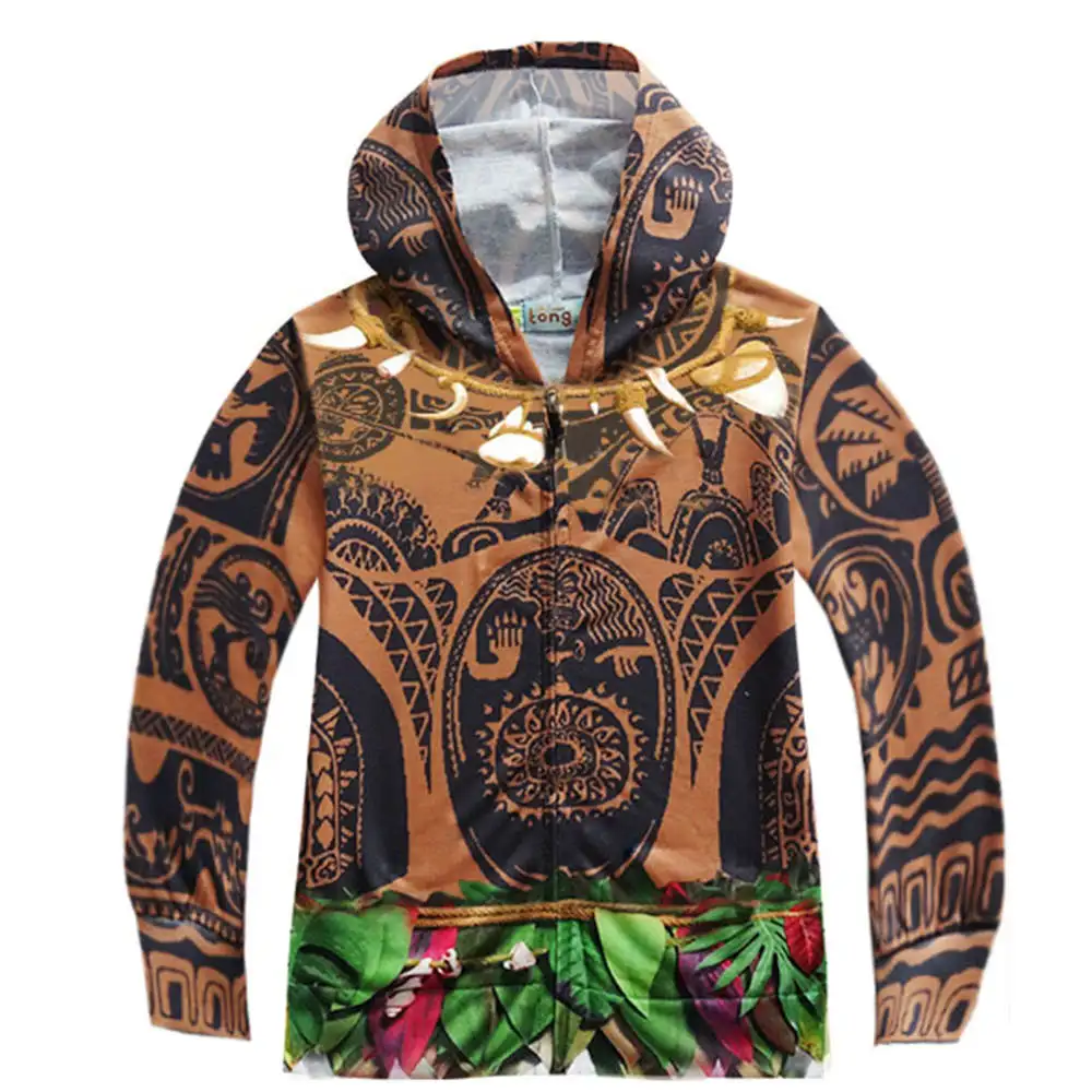 Детское летнее худи для мальчиков Забавный костюм Хэллоуина куртка Модный