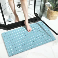 bath tub shower mat 78x35 cm non slip bathtub mat with suction cups machine washable bathroom mats with drain holes