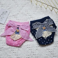 pet physiological panties diaper sanitary dog shorts washable shorts panties menstruation underwear for small medium girl dogs