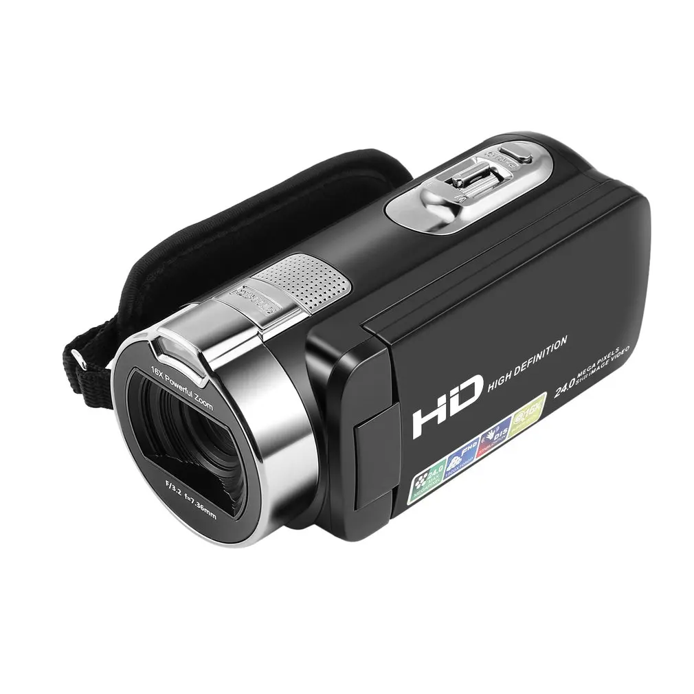 Цифровая камера видеокамеры 1080P 24 MP 16X мощный цифровой зум 2 7 дюймов
