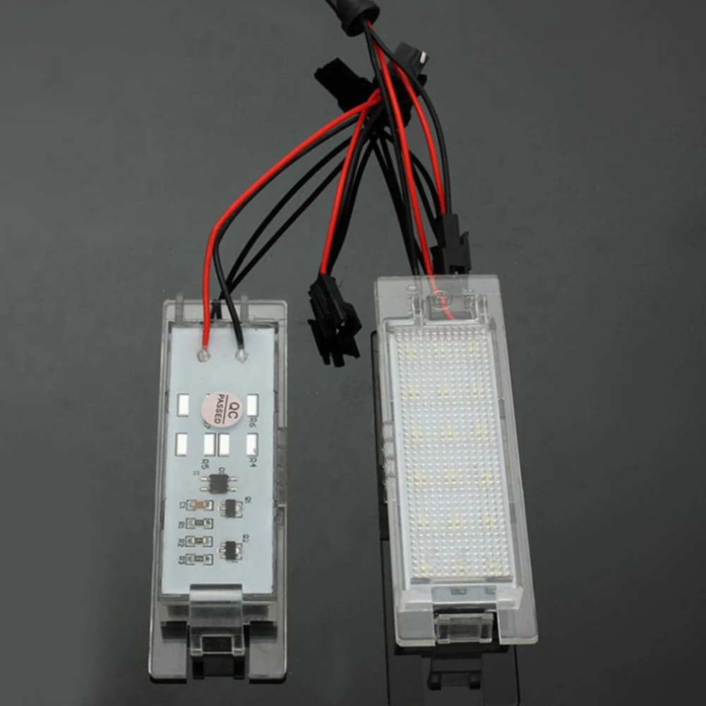 Светодиодный светильник для номерного знака автомобиля 2 шт. подходит Vauxhall Opel Corsa