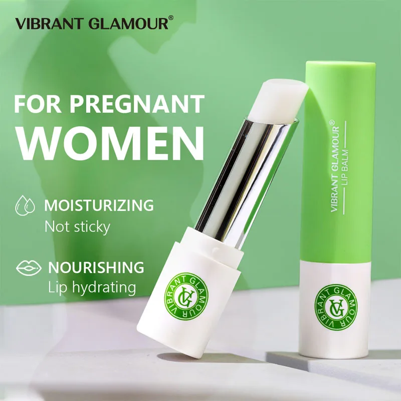 

VIBRANT GLAMOUR Lip Balm Nourishing Improve Chapped Dryness Anti Fine Lines Dark Lips Lightening Baby Pregnant Woman Lip Care