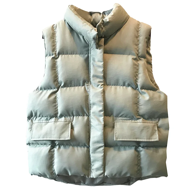 

[SUVIYER] 2020 Winter Jacket Women's Vest Cotton Plus Size Thick Fashion Vest Warm Sleeveless Outwear Female Casual Parka