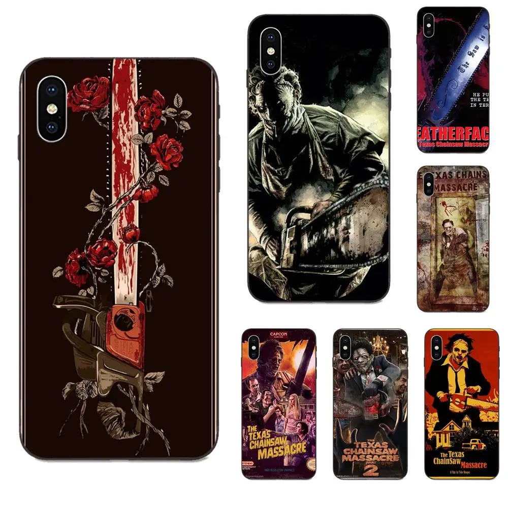 Мягкие чехлы для сотовых телефонов Apple iPhone 11 X XS Max XR Pro 4 6 6S 7 8 Plus Техасская цепная