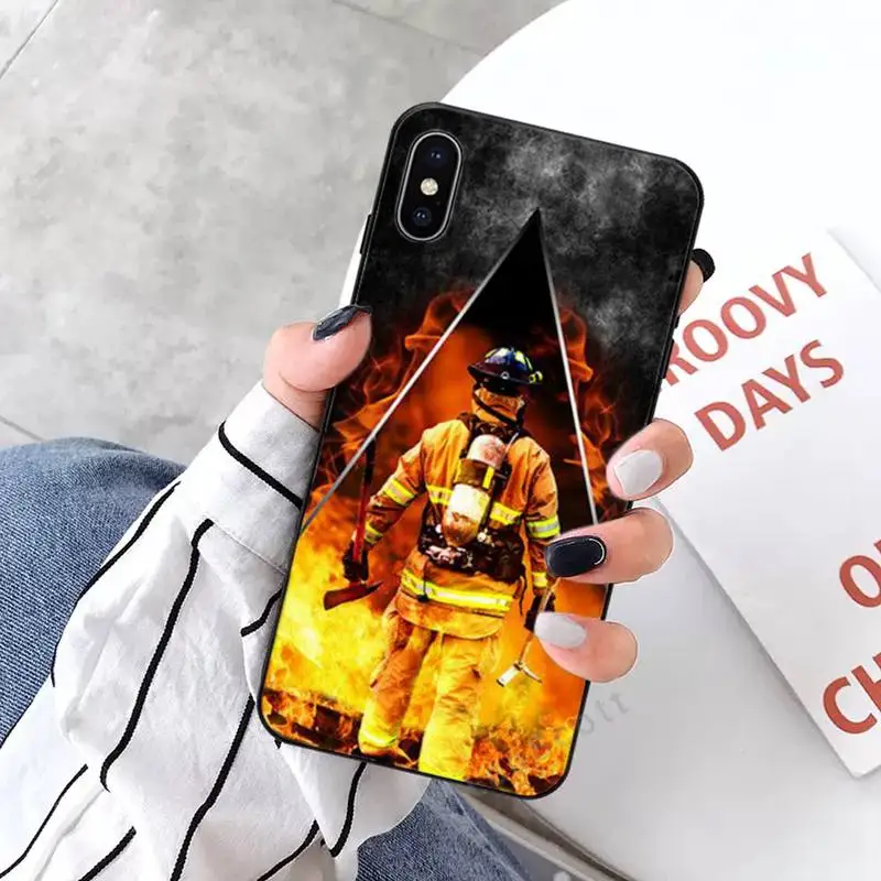 

Firefighter Heroes Fireman Phone Cases for iPhone 11 12 mini pro XS MAX 8 7 6 6S Plus X 5S SE 2020 XR