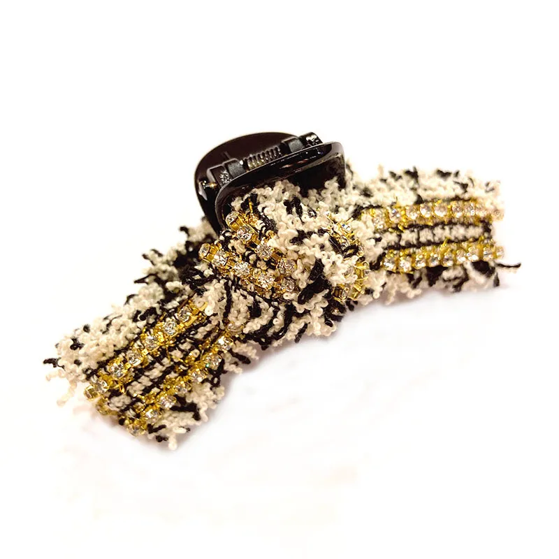 Модная одежда для девочек в ретро стиле с украшением виде кристаллов зажим волос