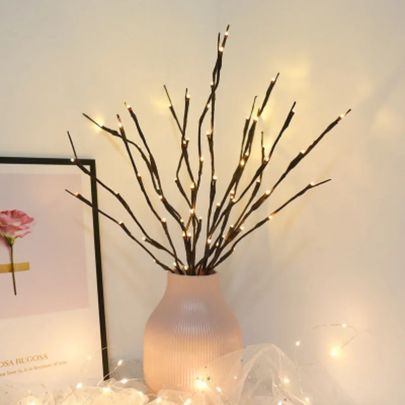 

Взрывные Модели светодиодный ных имитаций деревьев ветвей ландшафта вазы Декор комнаты фонари креативные для спальни ресторана раскладка ...