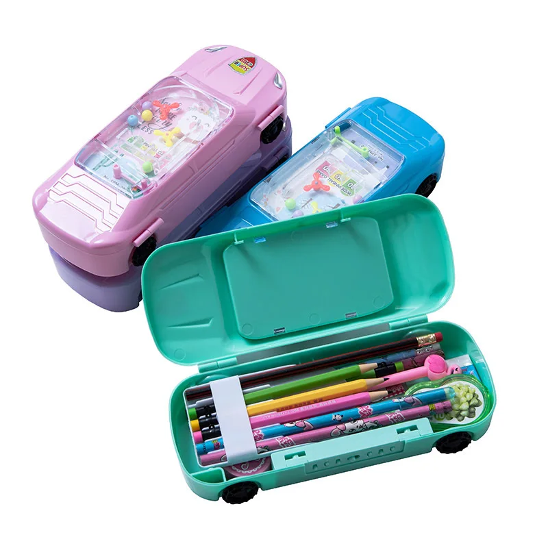 Мультяшный большой пароль для мальчика 3d автомобиль девочек мальчиков пенал